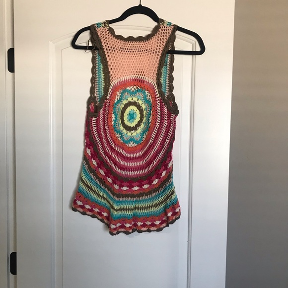 American Rag Other - Multi color crochet vest
